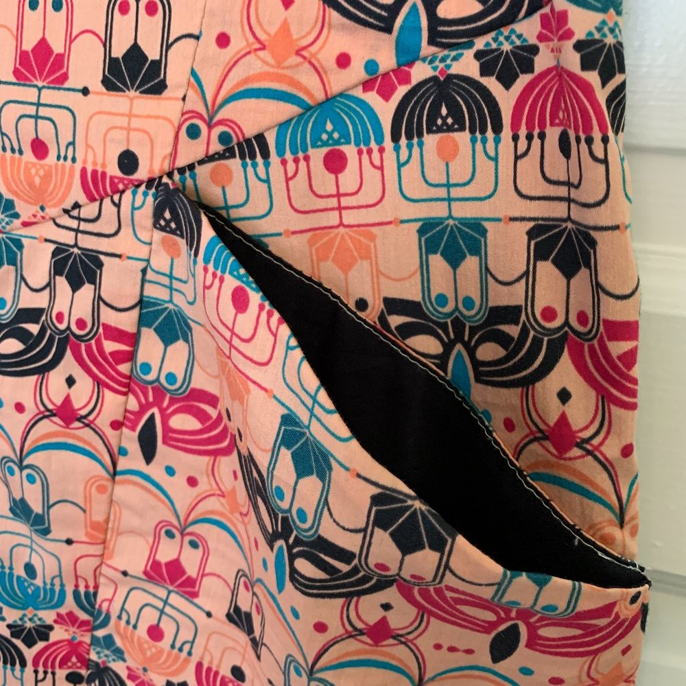 Skunkfunk SKFK Own Midi Dress with pockets ~ Size Small - Picture 3 of 7